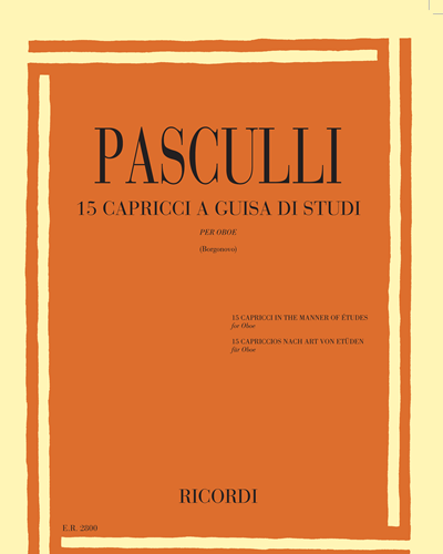 Fifteen Caprices in the Form of Studies for Oboe — Antonio Pasculli
