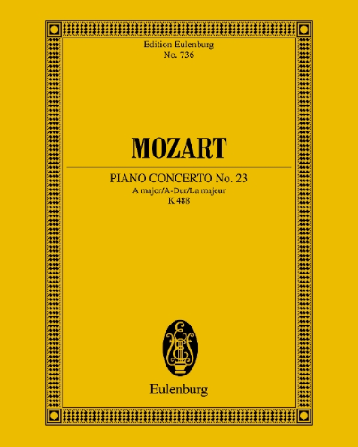 Piano Concerto No. 23 in A major — Wolfgang Amadeus Mozart