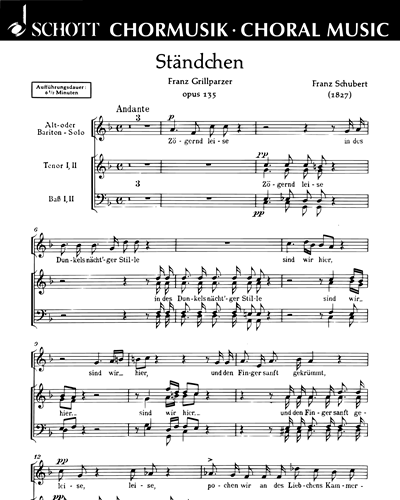 Ständchen — 舒伯特