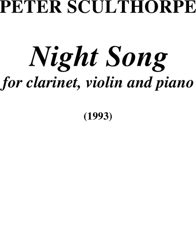 Night Song — 彼得·斯克尔索普