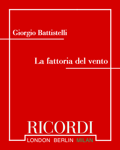 La fattoria del vento — Giorgio Battistelli