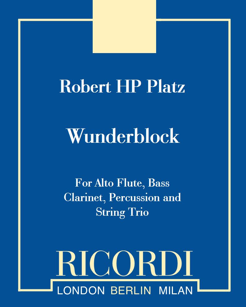 Wunderblock — Robert Hugo Philip Platz