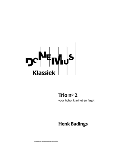 Trio No. 2 — Henk Badings
