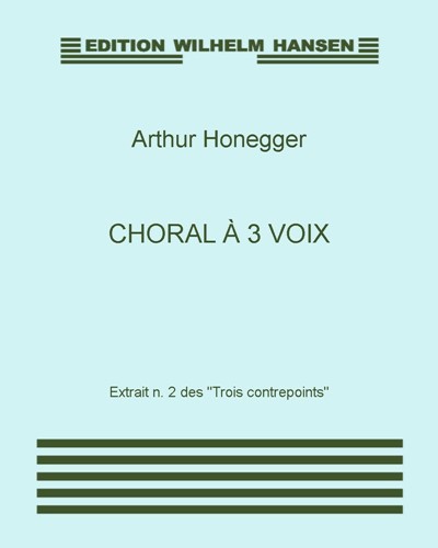 Choral à 3 voix — 奥涅格