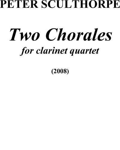 Two Chorales — Peter Sculthorpe