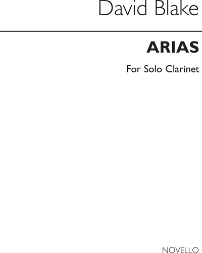 Arias for Solo Clarinet — David Blake