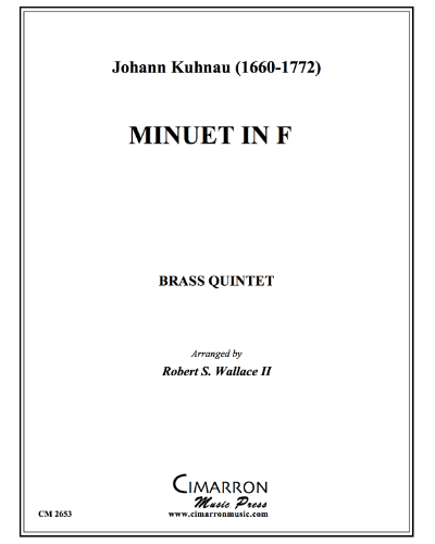 Minuet in F — Johann Kuhnau