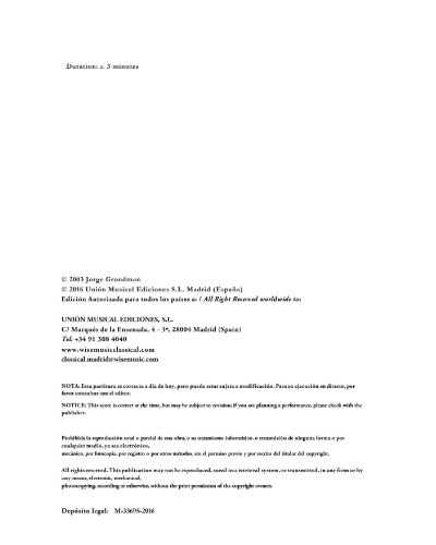Etude No. 1, 'We are the forthcoming past' — Jorge Grundman