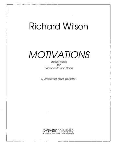 Motivations — Richard Wilson