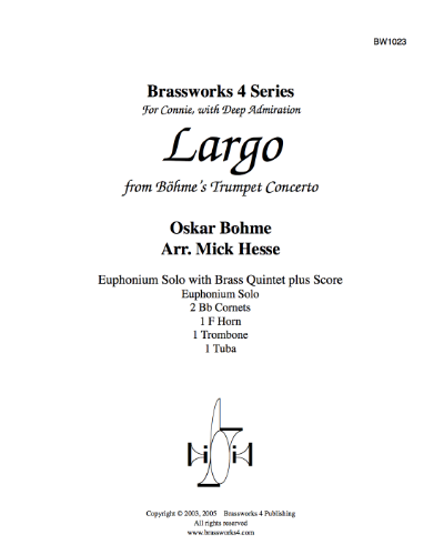 Largo from "Trumpet Concerto" — Oscar Böhme