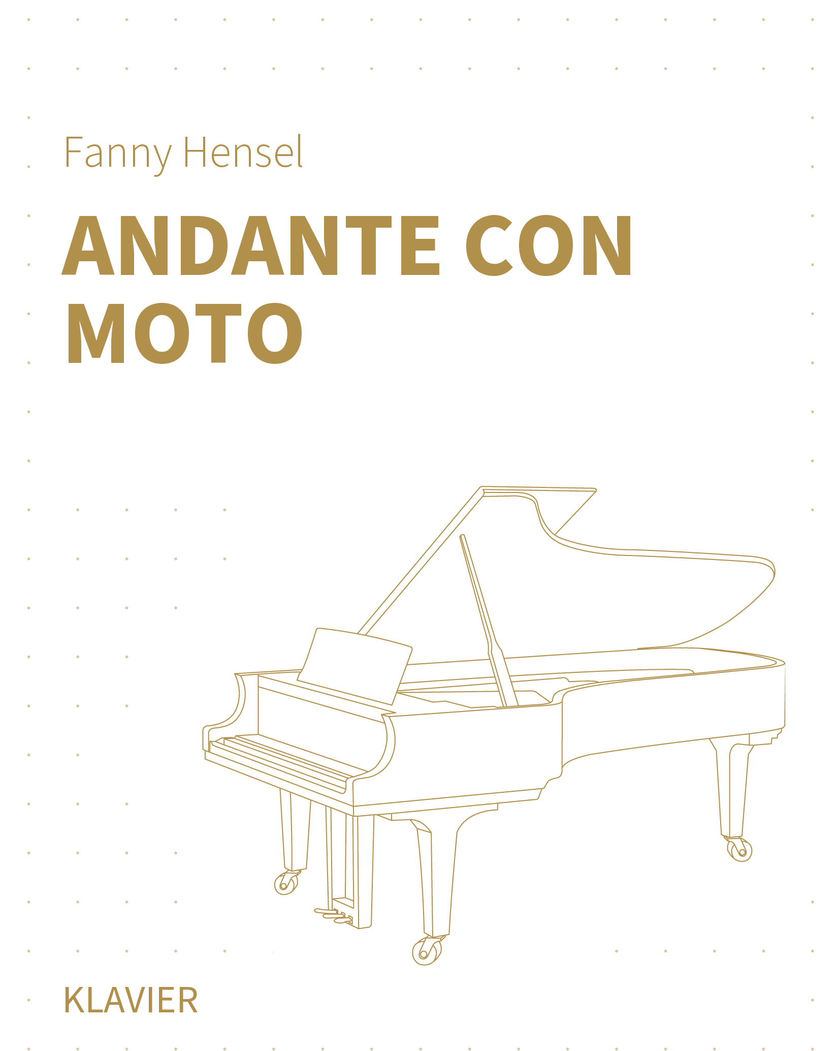 Andante con moto (No. 2 from '4 Lieder, op. 2') — 范妮·门德尔松