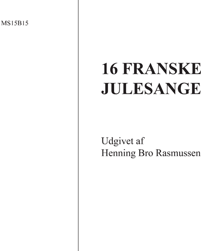 16 Franske julesange — 合集