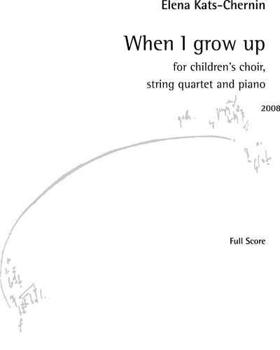 When I Grow Up — Elena Kats-Chernin