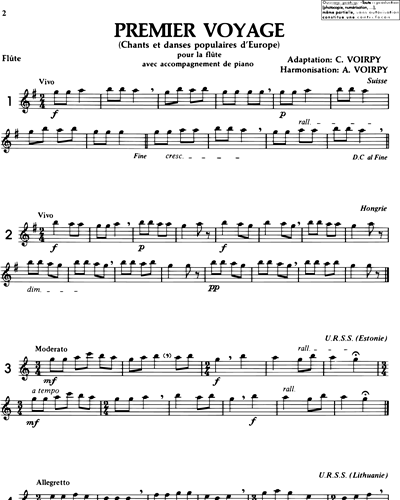 Premier Voyage, Vol. 1 — Alain Voirpy