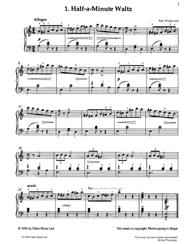 Half-a-Minute Waltz — Pam Wedgwood