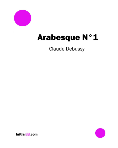 Première Arabesque, op. 66, CD 74 — 德彪西