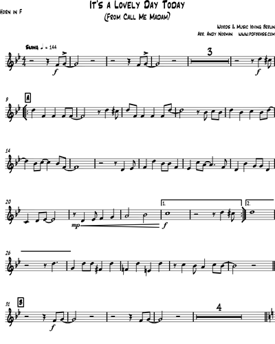 It's A Lovely Day Today (from "Call Me Madam") — 欧文·柏林