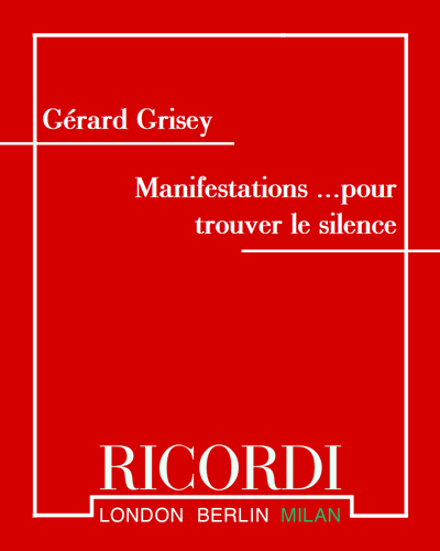 Manifestations ...pour trouver le silence — 格里塞