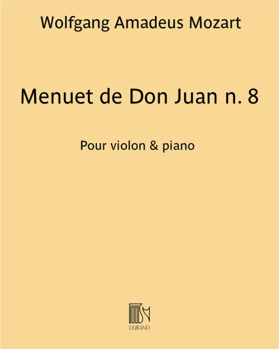 Menuet de Don Juan No. 8 — 莫扎特