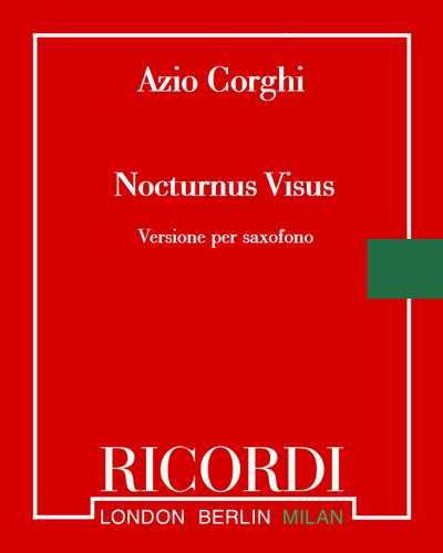Nocturnus Visus — Azio Corghi