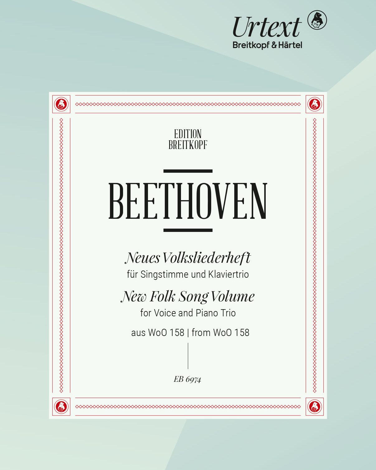 Neues Volksliederheft — 贝多芬