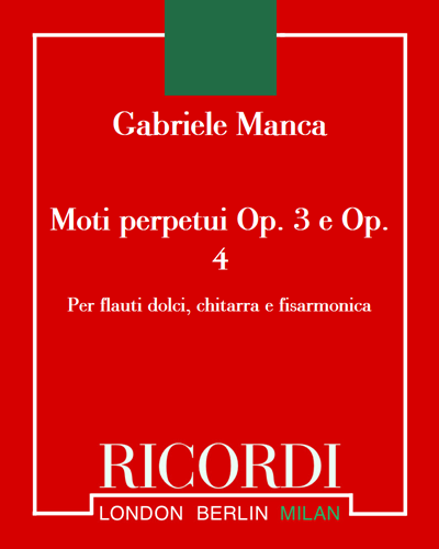 Moti perpetui, opp. 3 & 4 — Gabriele Manca