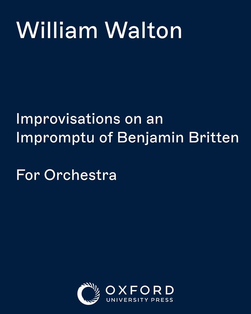Improvisations on an Impromptu of Benjamin Britten — 威廉·沃尔顿