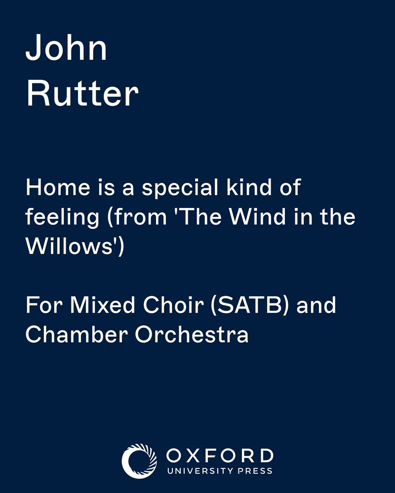 Home is a special kind of feeling (from 'The Wind in the Willows') — 约翰·拉特