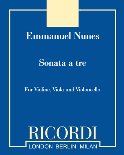 Sonata a tre — Emmanuel Nunes