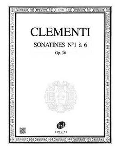 Sonatina in C major, op. 36 No. 1 — 克莱门蒂