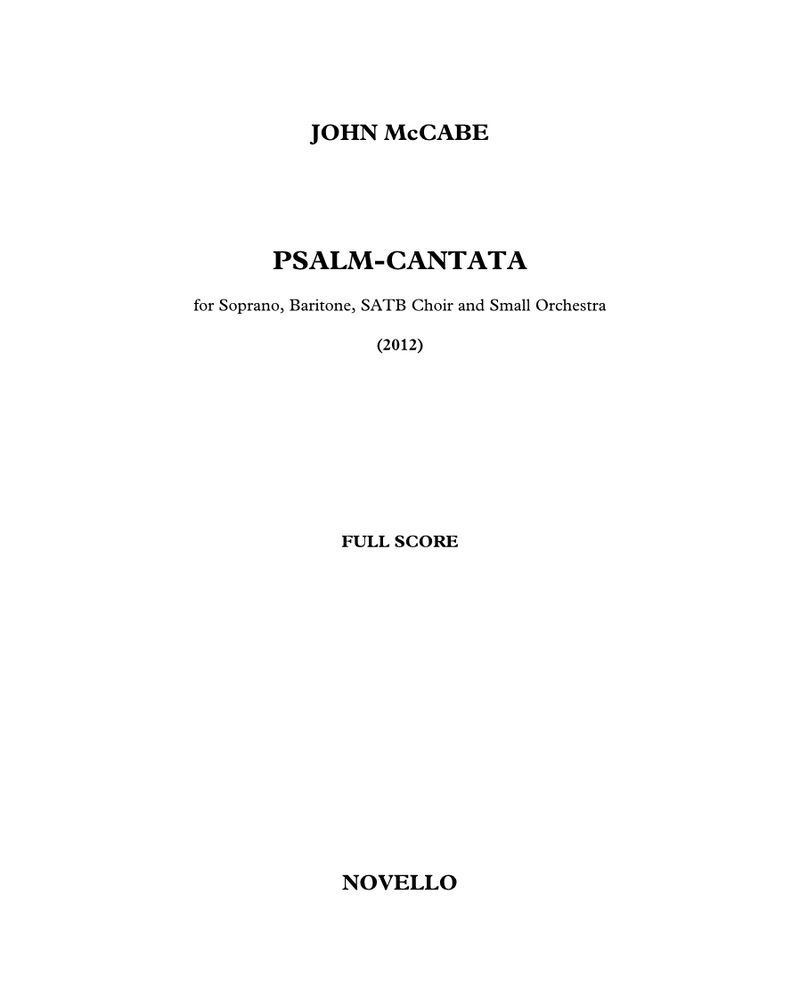 Psalm Cantata, opp. 10, 12 & 4 — John McCabe