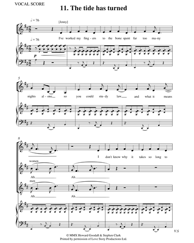 The Tide Has Turned (from 'Love Story') — Howard Goodall