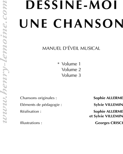 Dessine-moi une chanson, Vol. 1 — Sophie Allerme Londos