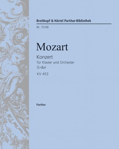 Piano Concerto No. 17 in G major, K. 453 — 莫扎特