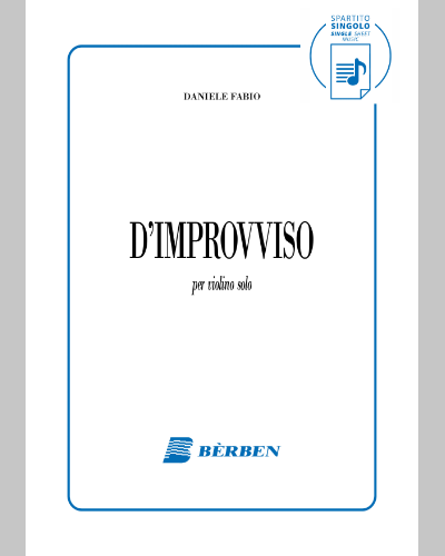 D’improvviso (versione digitale) — Daniele Fabio