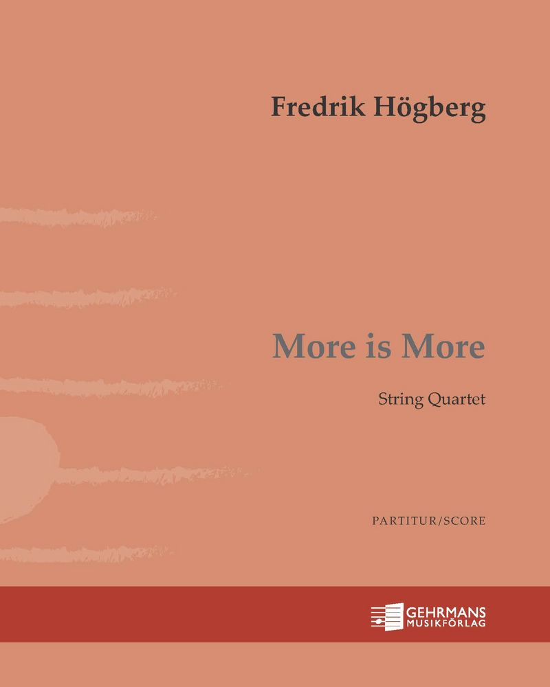 More is More — Fredrik Högberg