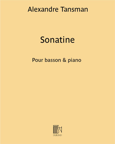 Sonatine — Alexandre Tansman