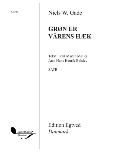 Grøn er vårens hæk — 尼尔斯·加德