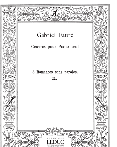 Three Romances without Words, op. 17 No. 2 — 福雷
