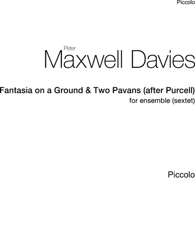 Fantasia on a Ground & Two Pavans (After Henry Purcell) — 马克斯韦尔·戴维斯