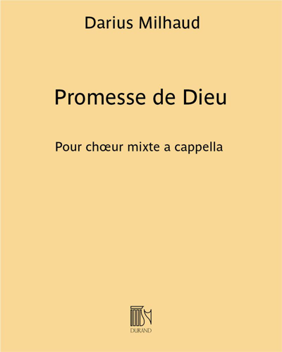 Promesse de Dieu Op. 438 — 米约