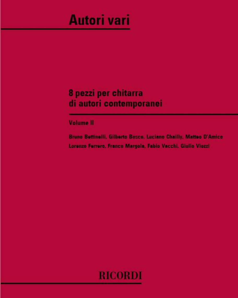 Eight Pieces for Guitar by Contemporary Composers, Vol. 2 — 合集