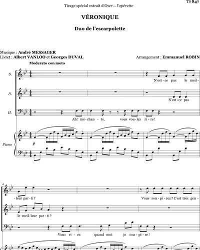 Duo de l'escarpolette - extr. Oser ... l'opérette — 梅萨热