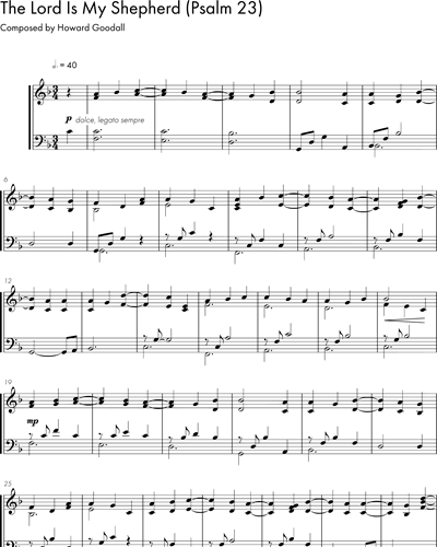 The Lord Is My Shepherd — Howard Goodall