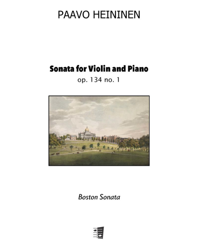 Sonata for Violin and Piano, op. 134 no. 1 — Paavo Heininen