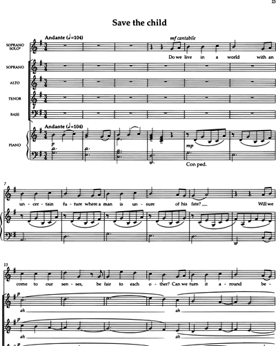 Save the child (from 'Paul McCartney's Liverpool Oratorio Choral Selection') — Carl Davis