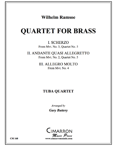 Scherzo, Andante quasi Allegretto, & Allegro molto (from 'Quartet No. 5') — Wilhelm Ramsøe