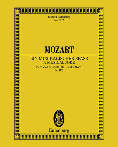 A Musical Joke in F major, K. 522 — 莫扎特