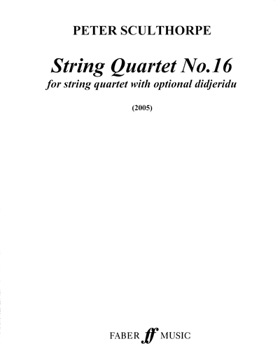 String Quartet No. 16 — Peter Sculthorpe