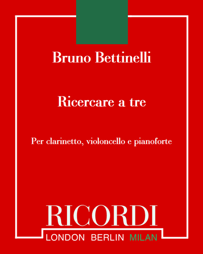 Ricercare a tre — Bruno Bettinelli